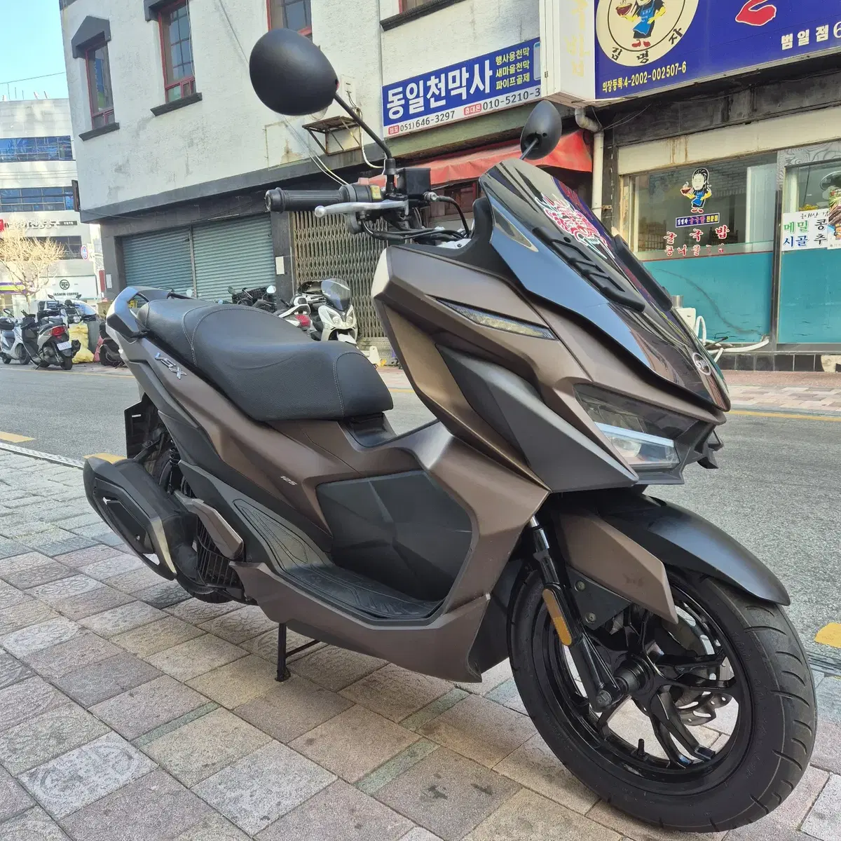 부산 센터판 S급 SYM VSX125 판매합니다.